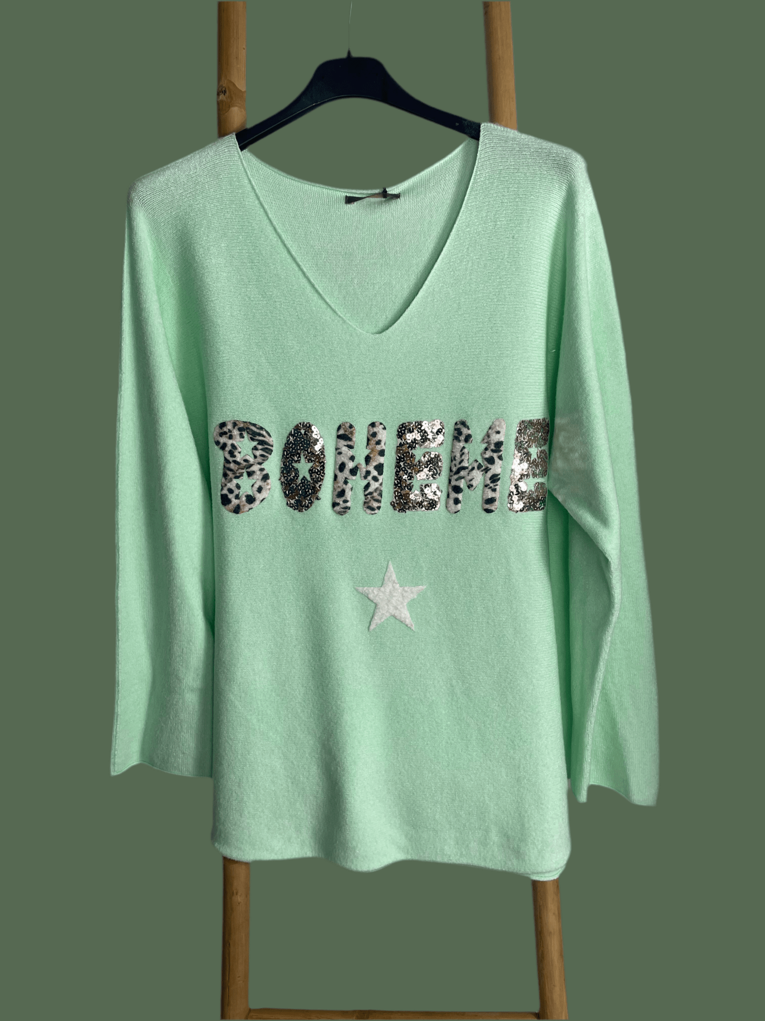 Pull “Bohème” Sequins – Confort & Éclat - Mam’s Ailes
