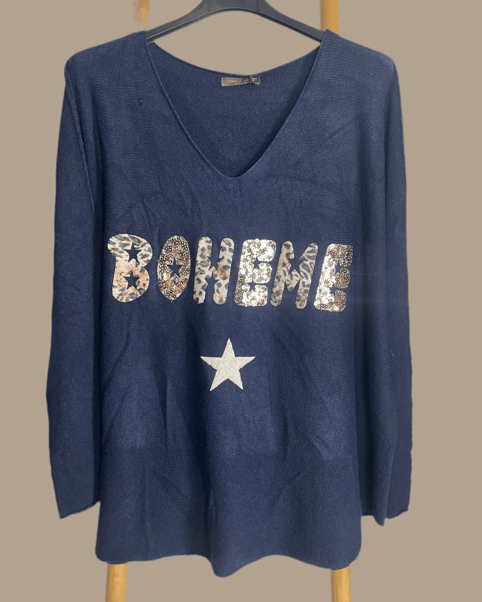 Pull “Bohème” Sequins – Confort & Éclat - Mam’s Ailes
