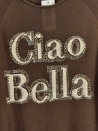 Pull femme Ciao Bella en maille de coton, vue réelle 5