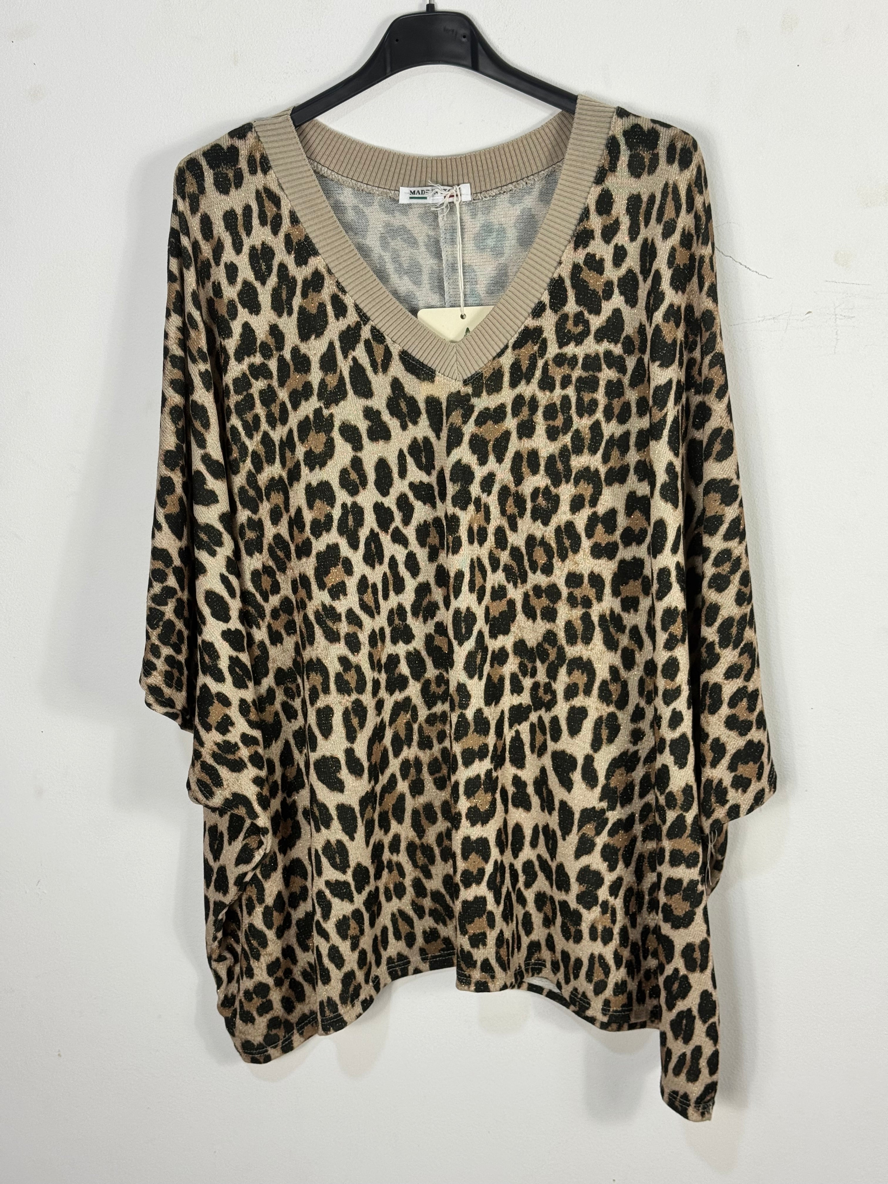 Pull Felina, de face, col V et manches foulard — photo du produit.