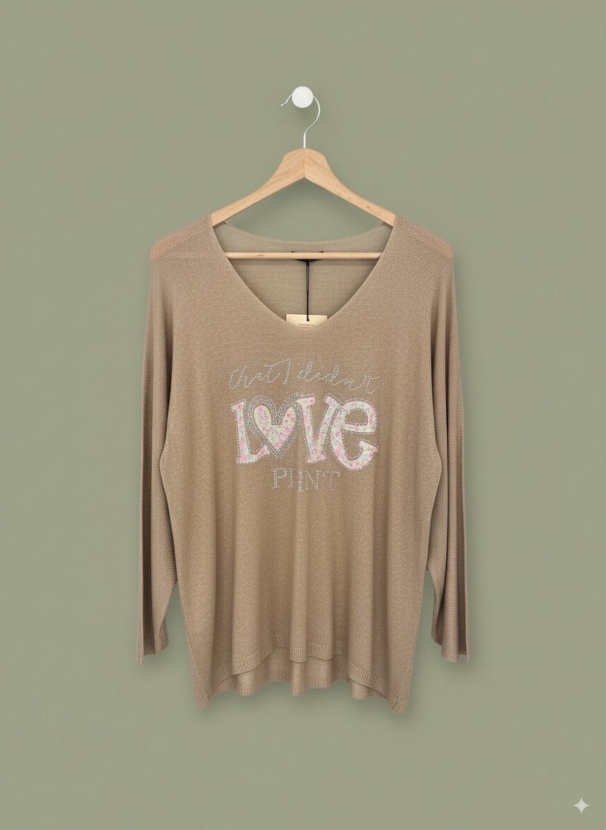 Pull LOVE Léger – Douceur & Bonne Vibration - Mam’s Ailes