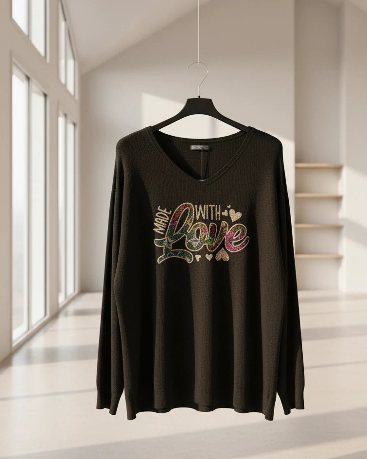 Pull chocolat femme oversize maille douce angora laine viscose