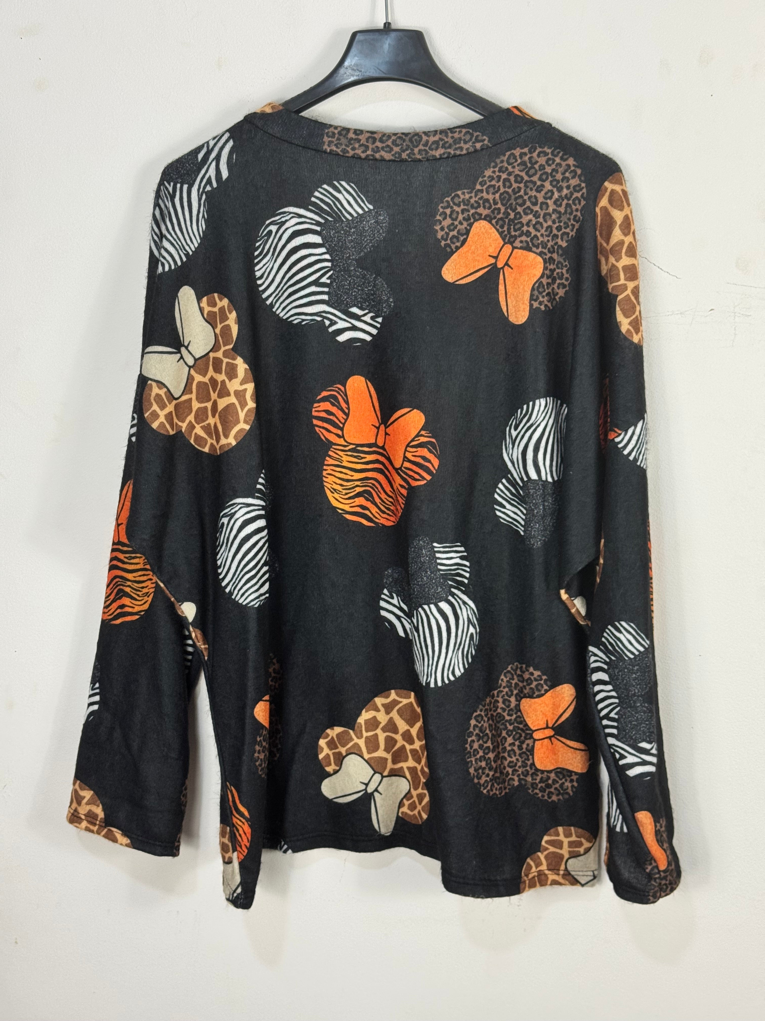 Pull Minnie, noir de dos — photo du produit.