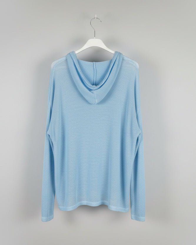 Dos pull léger No Risk No Fun avec capuche en maille fluide