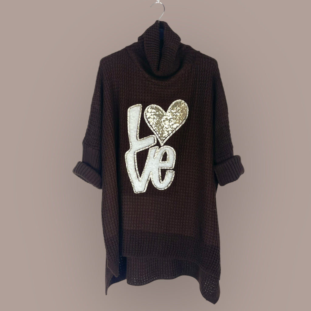 Pull oversize Love - Mam’s Ailes