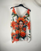 Pull sans manches Frida en maille souple, vue sur cintre