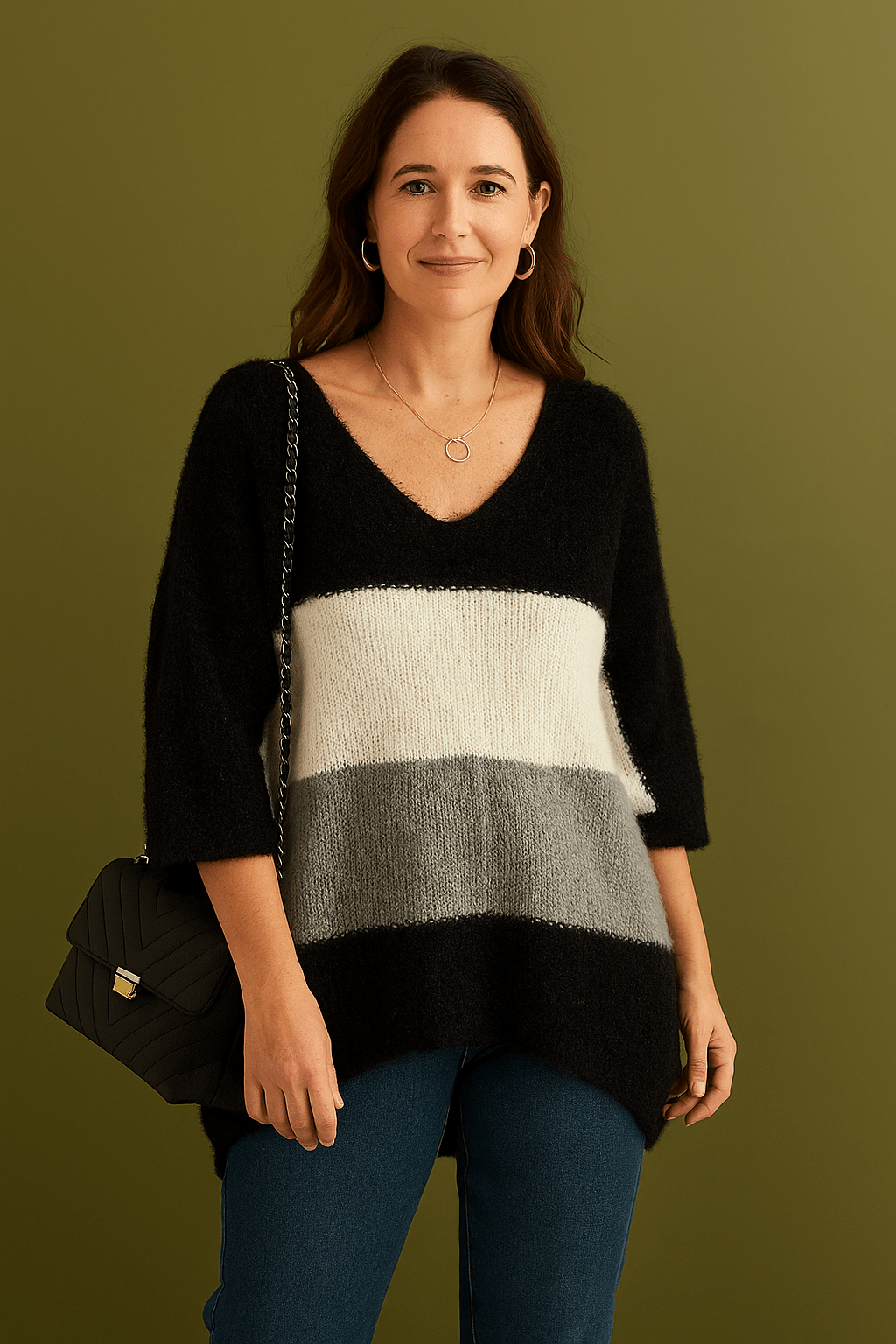 ✨ Pull Scintillant Tricolore - Mam’s Ailes