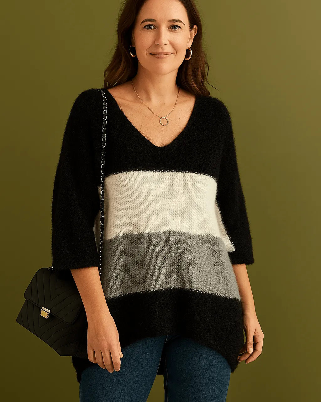 ✨ Pull Scintillant Tricolore - Mam’s Ailes
