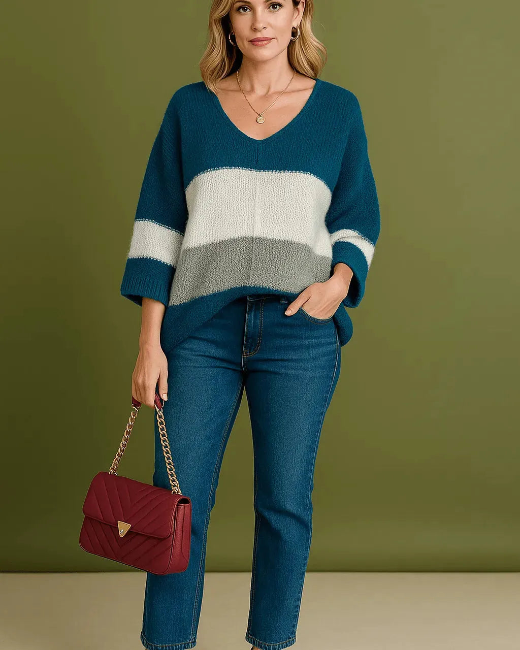 ✨ Pull Scintillant Tricolore - Mam’s Ailes