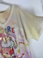 Pull Snoopy Hope : détail du motif coloré