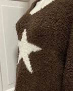 Détail maille douce étoile