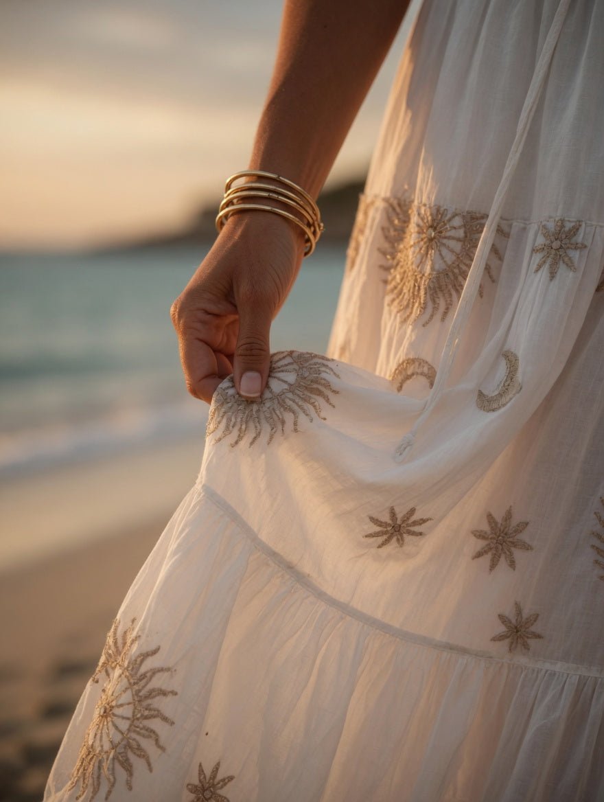 Robe Bohème Céleste - Du 36 au 42 - Mam’s Ailes