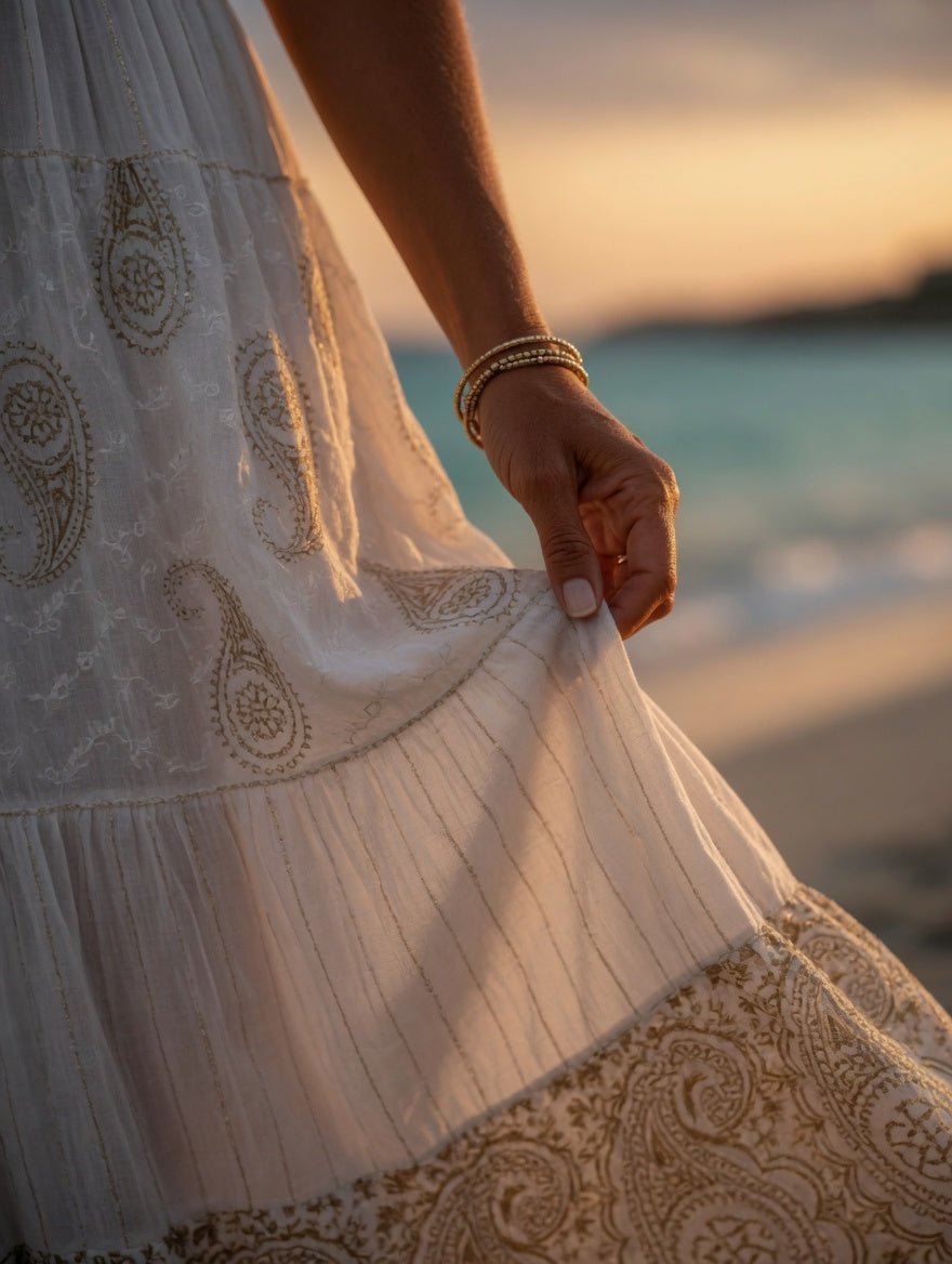 Robe Bohème Longue en Coton - Du 36 au 42 - Mam’s Ailes