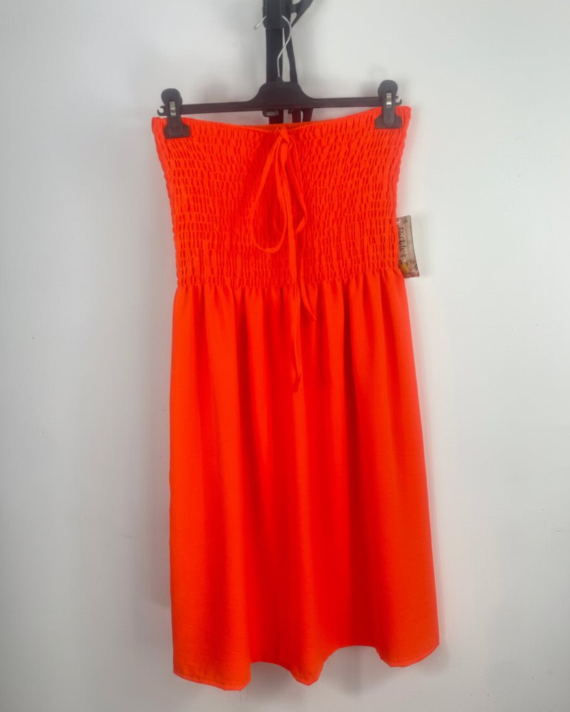 Robe bustier smockée Liora - Mam’s AilesOrange