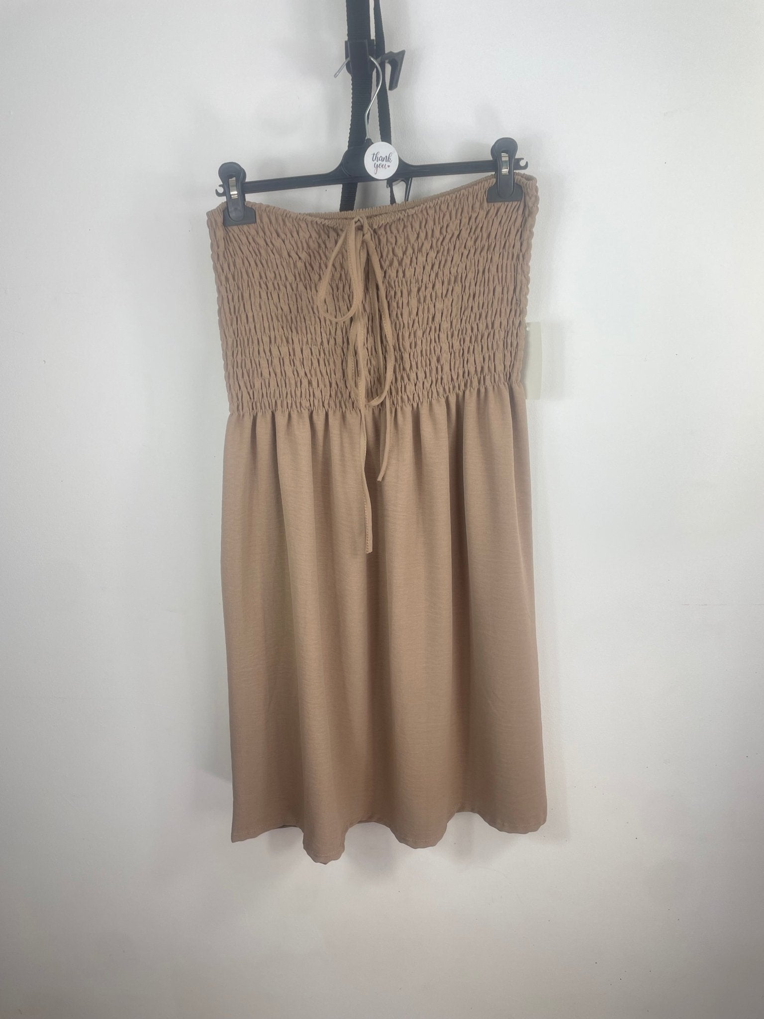 Robe bustier smockée Liora - Mam’s AilesTaupe