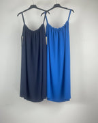 Robes Calista bleue et marine, vue d’ensemble