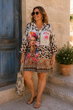 Robe chemise Alma - Frida Léopard - Mam’s Ailes