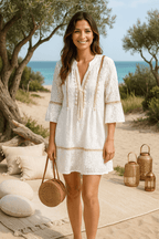 Robe Courte Bohème – Dentelle - Mam’s Ailes