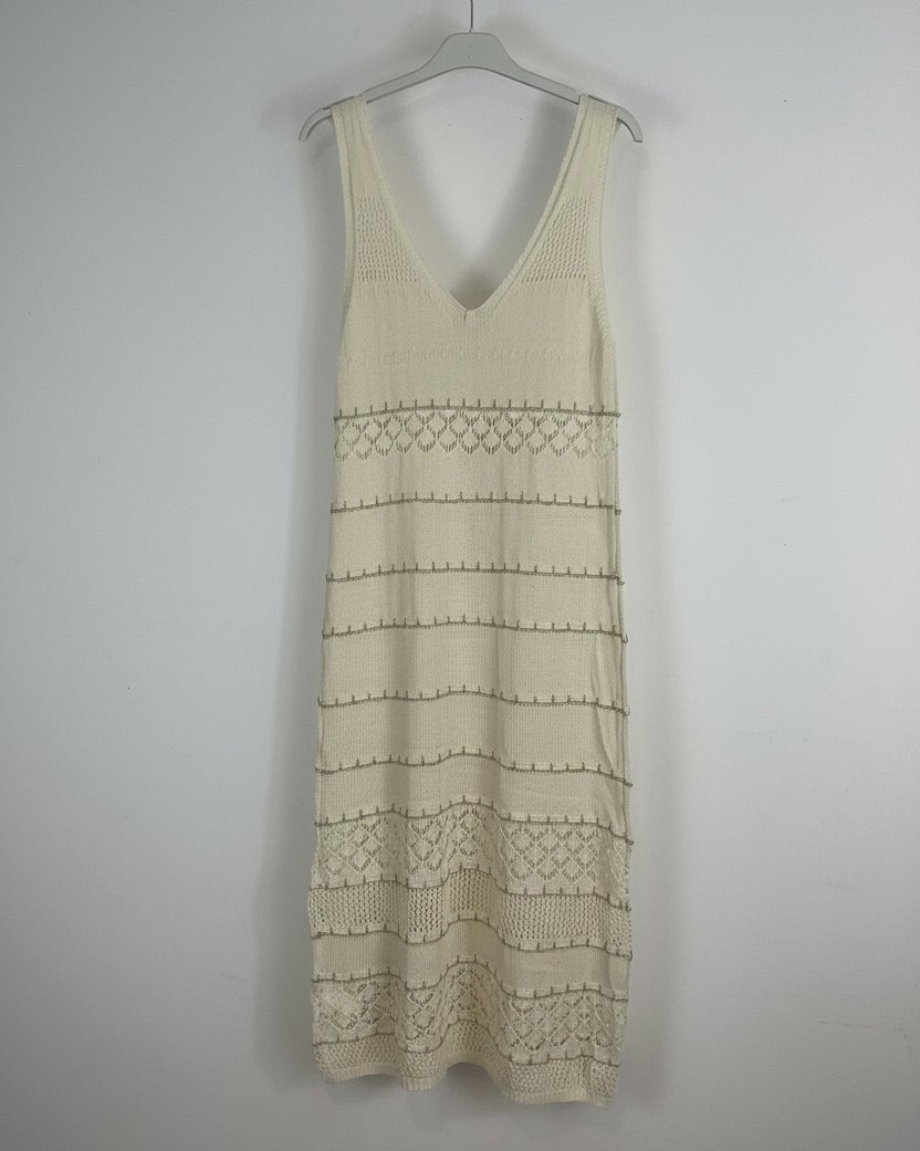 Robe Livia - Maille Bohème 34 - 40 - Mam’s AilesEcru