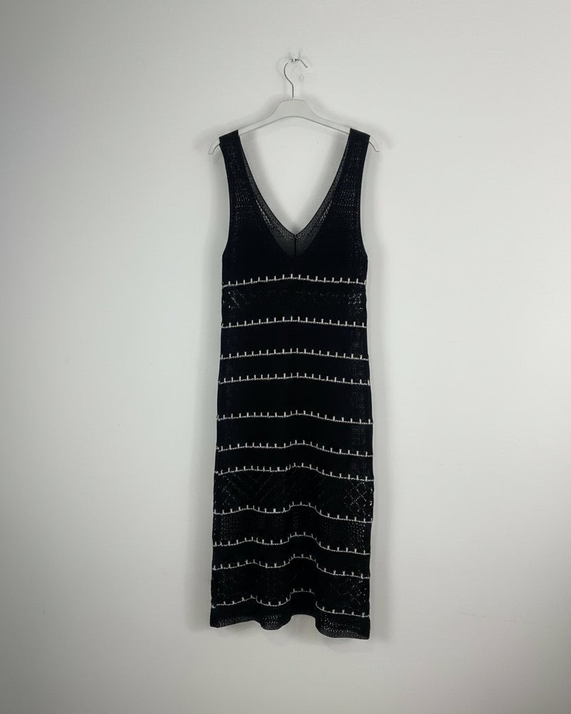 Robe Livia - Maille Bohème 34 - 40 - Mam’s AilesNoir