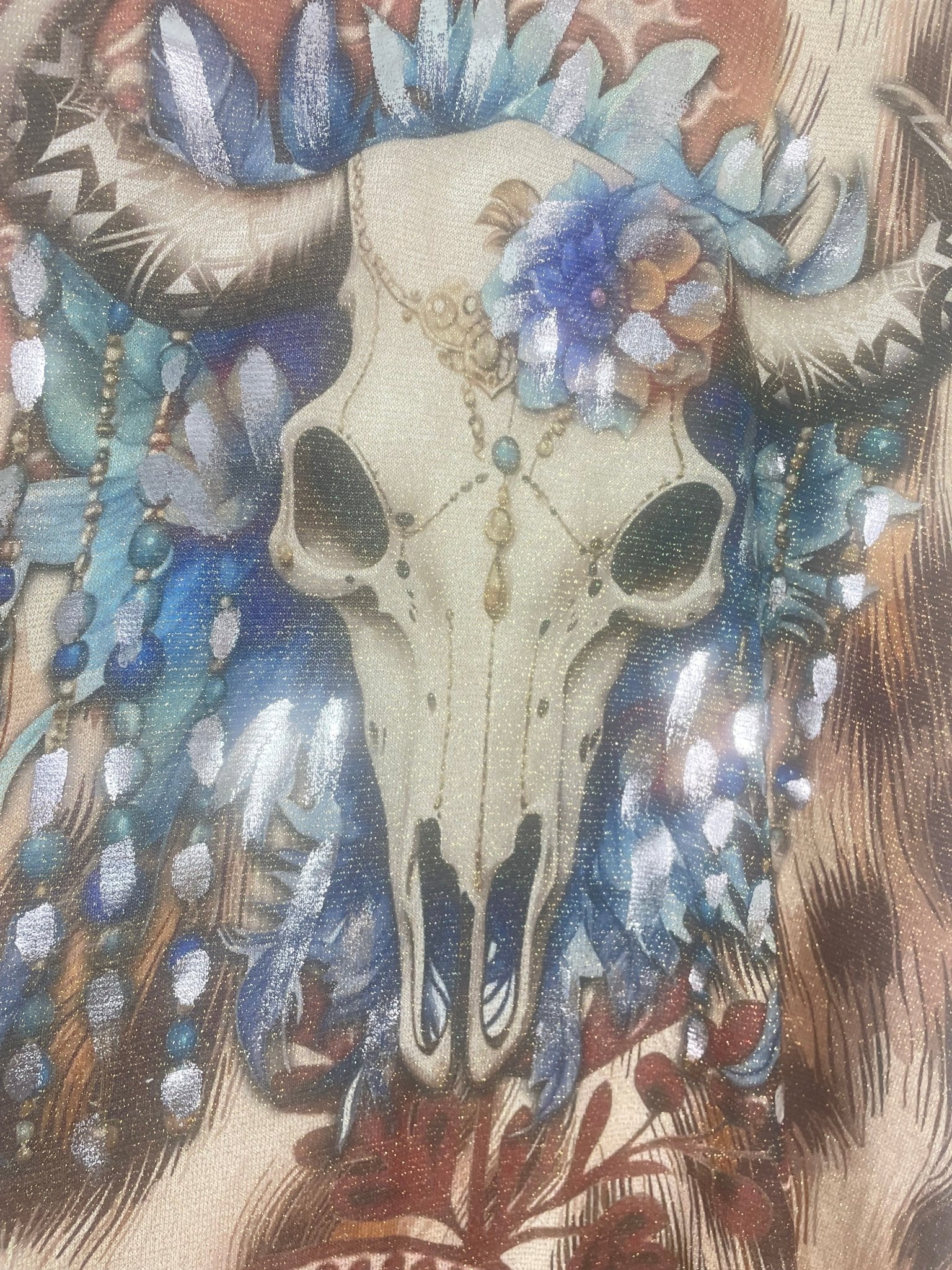 Robe Longue Bohème Crâne de Buffle – Esprit Wild & Chic - Mam’s Ailes