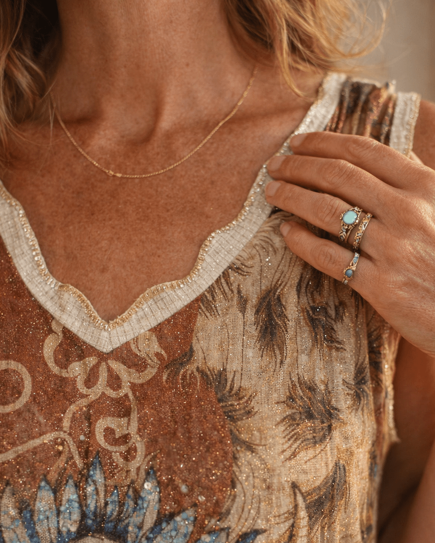 Robe Longue Bohème Crâne de Buffle – Esprit Wild & Chic - Mam’s Ailes