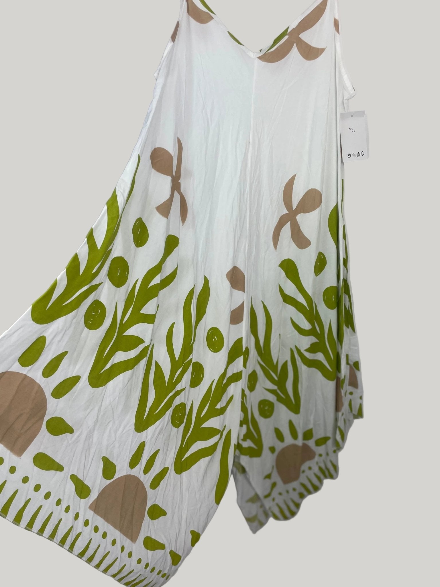 Robe Longue Fluide Été - Du 36 au 44 - Mam’s AilesVert olive
