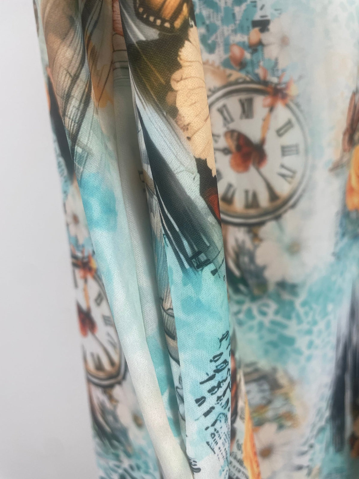 Robe Frida Azura : détail de la poche latérale