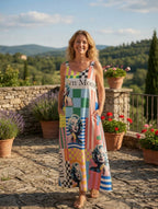 Robe longue Marilyn - Patchwork Pop - Mam’s Ailes