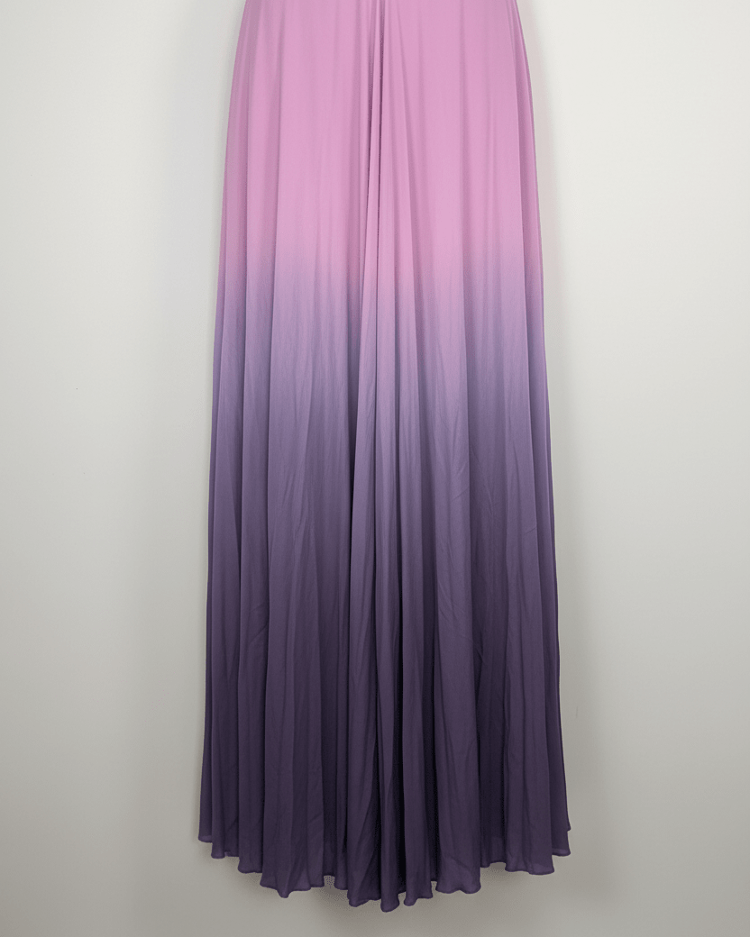 Robe Longue Tie & Dye Lilas Prune — 36 - 44 - Mam’s Ailes