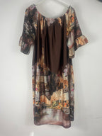 Robe satinée Élise - Épaules modulables - Mam’s AilesVert