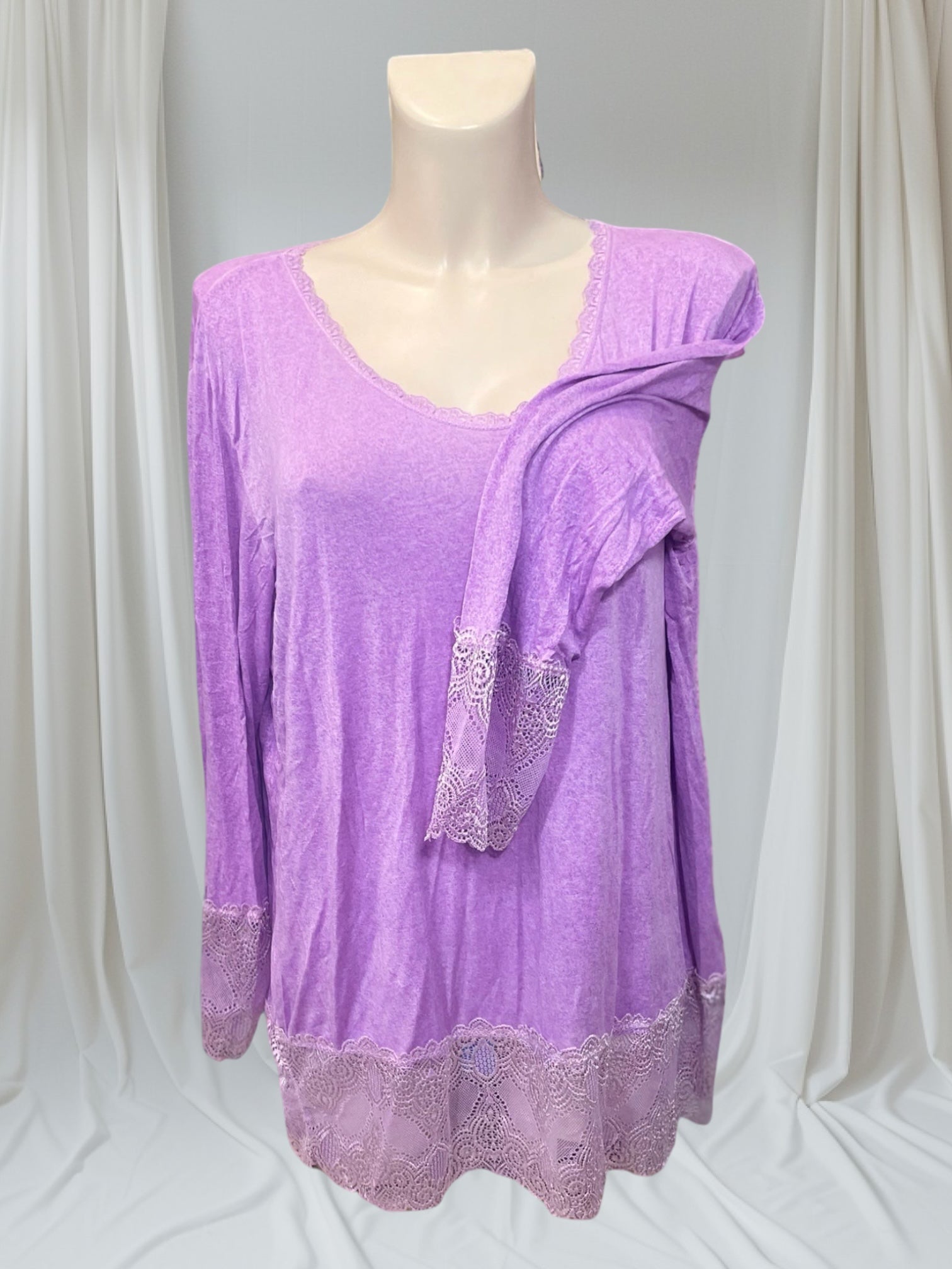 Rouleau Sous pull Dentelle Col V - Mam’s Ailes