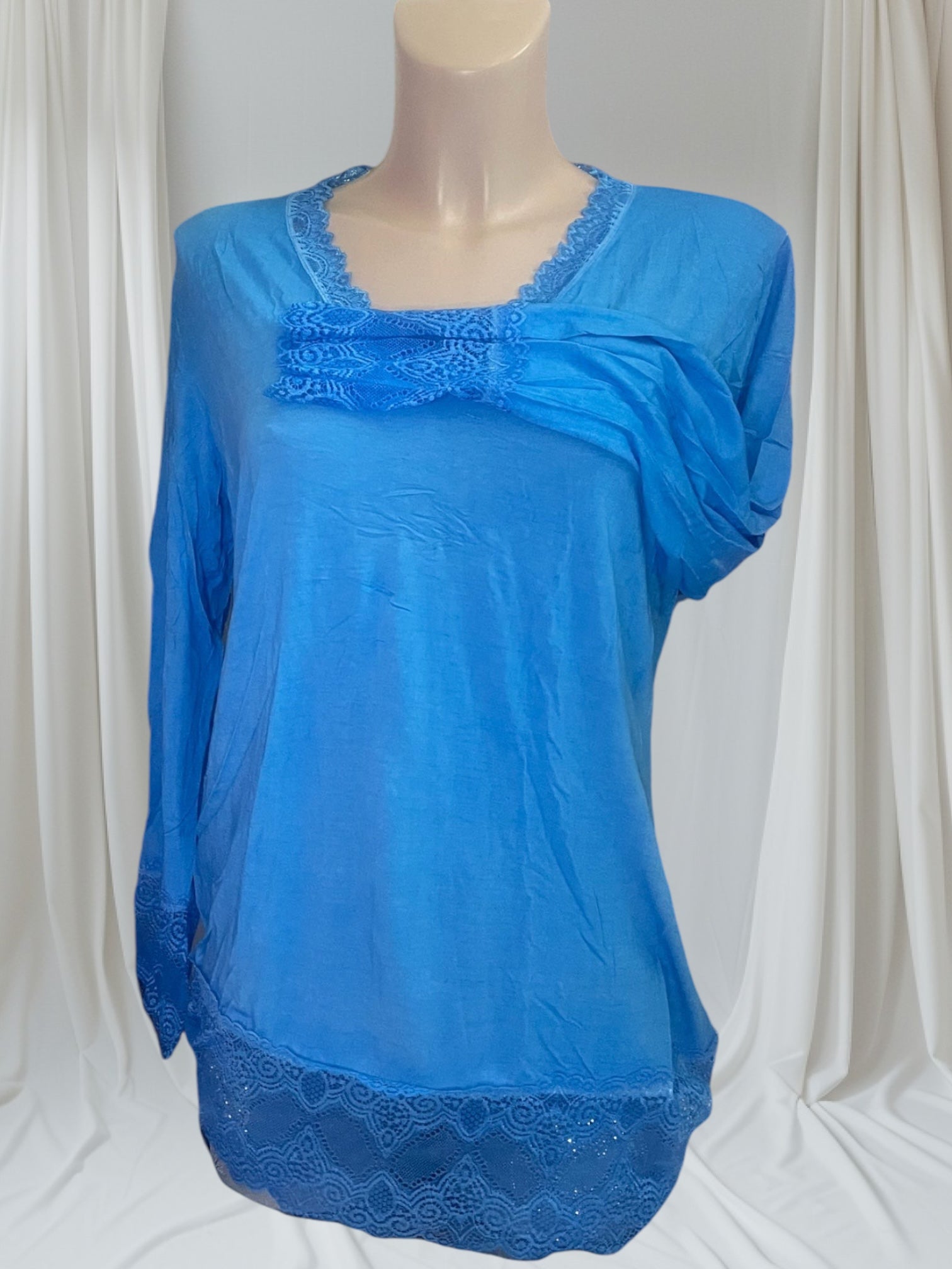 Rouleau Sous pull Dentelle Col V - Mam’s Ailes