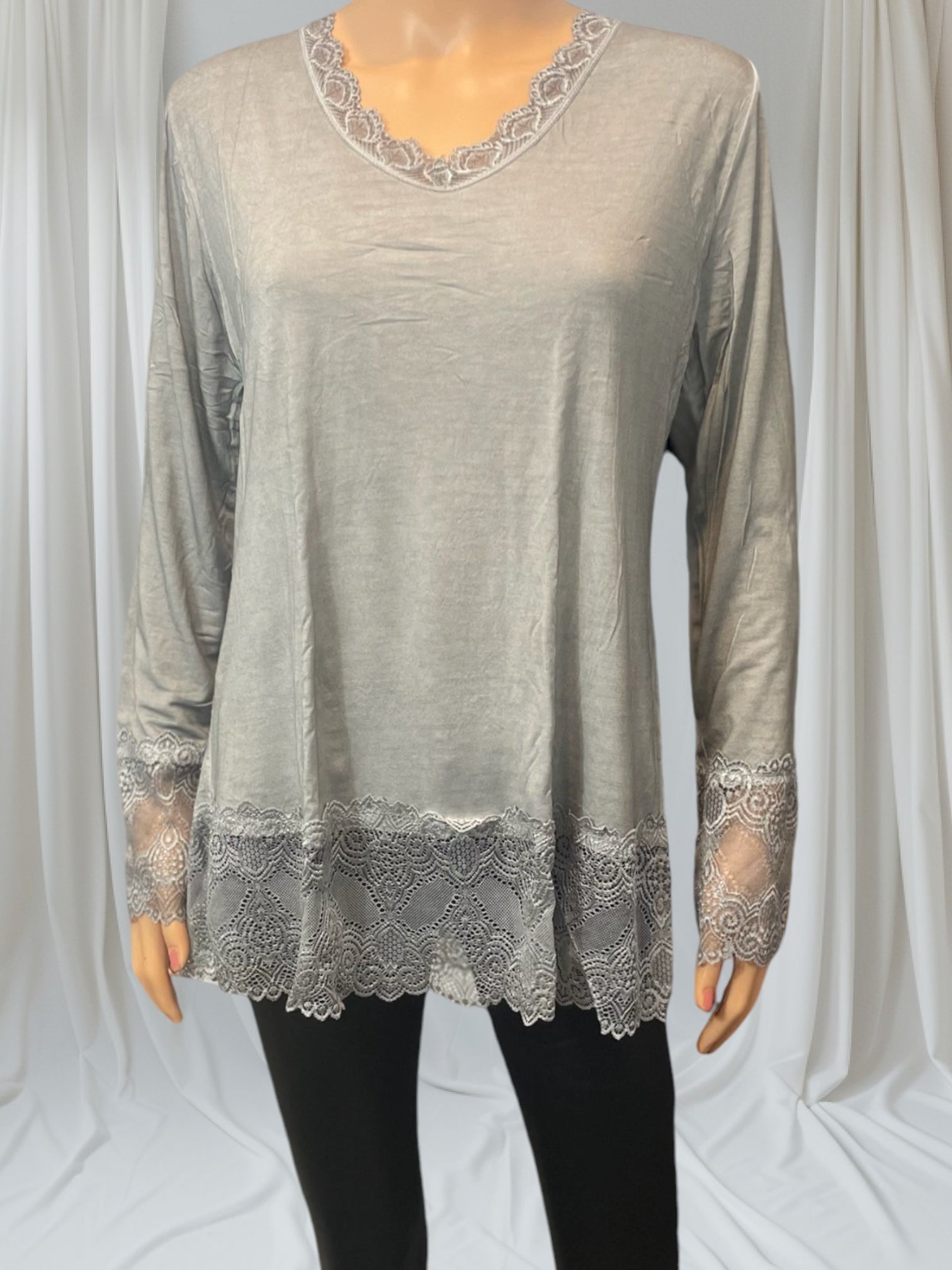 Rouleau Sous pull Dentelle Col V - Mam’s Ailes