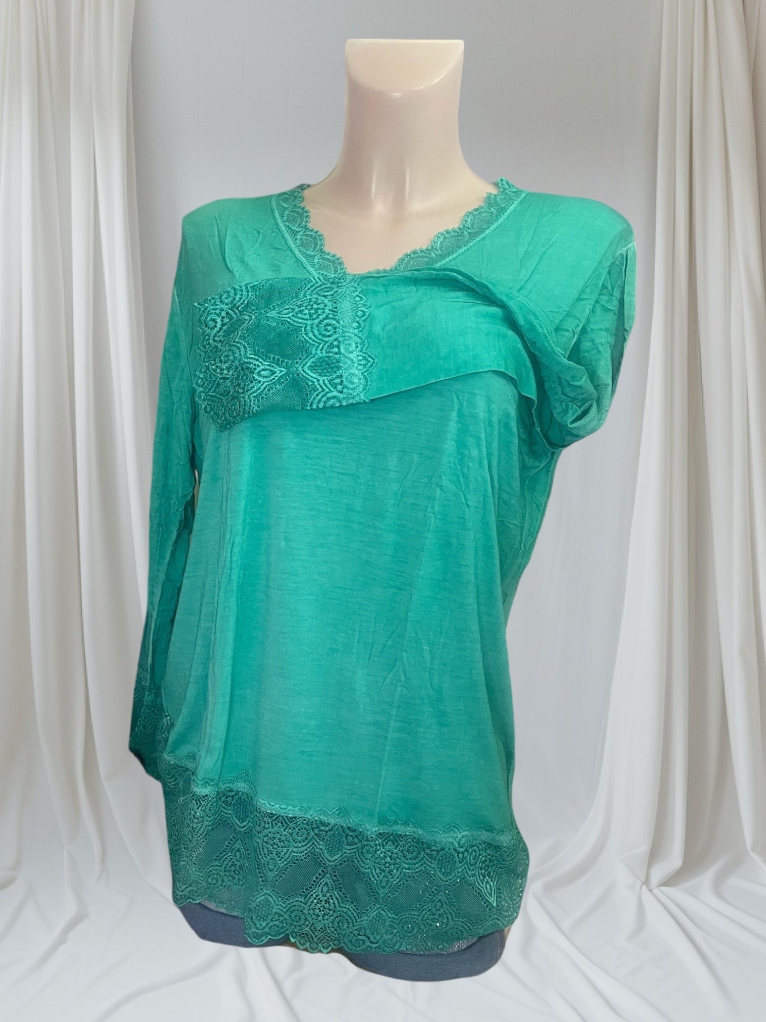 Rouleau Sous pull Dentelle Col V - Mam’s Ailes