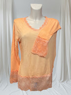 Rouleau Sous pull Dentelle Col V - Mam’s Ailes