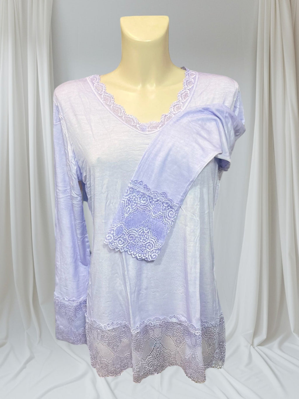 Rouleau Sous pull Dentelle Col V - Mam’s Ailes