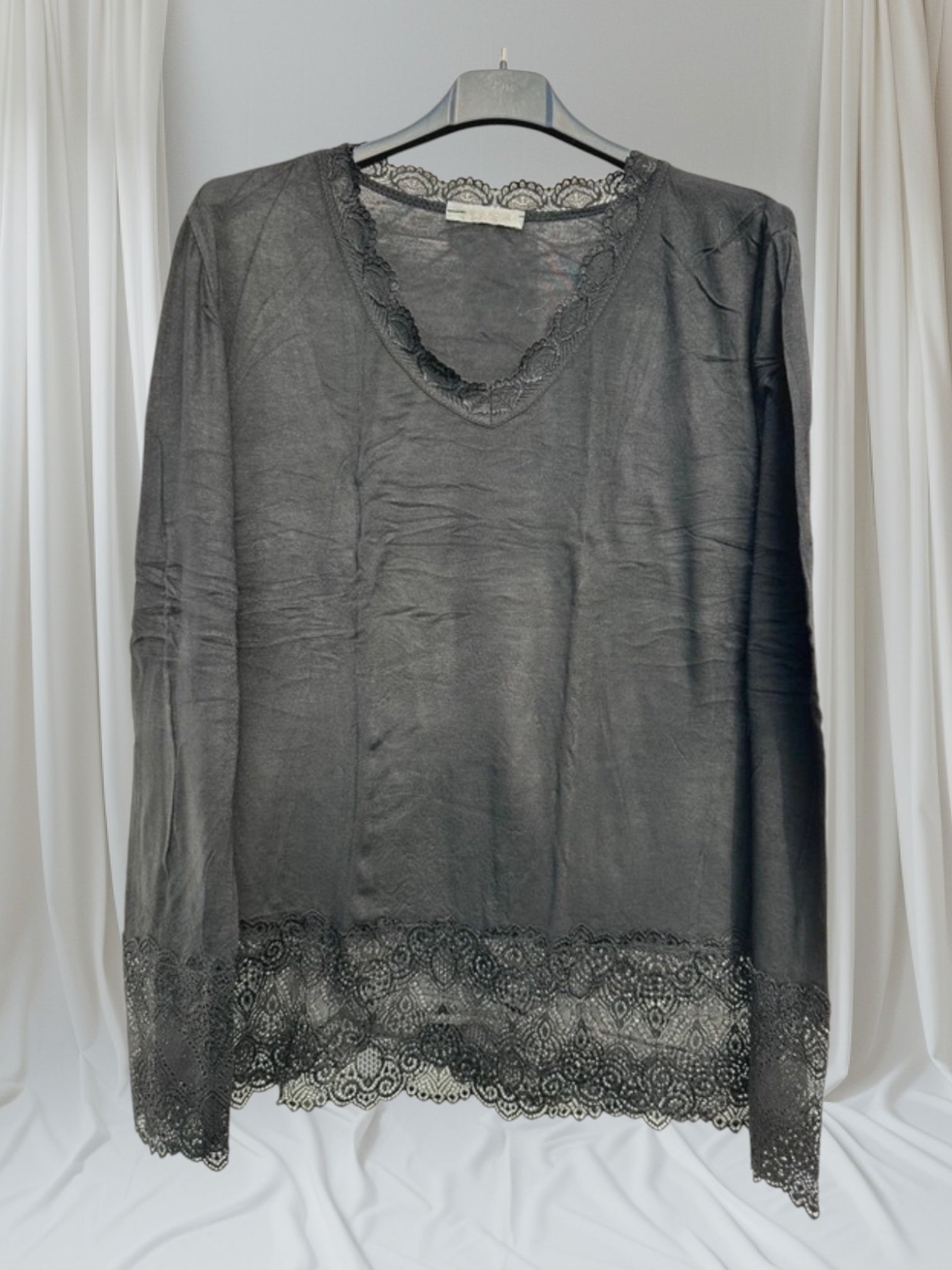 Rouleau Sous pull Dentelle Col V - Mam’s Ailes