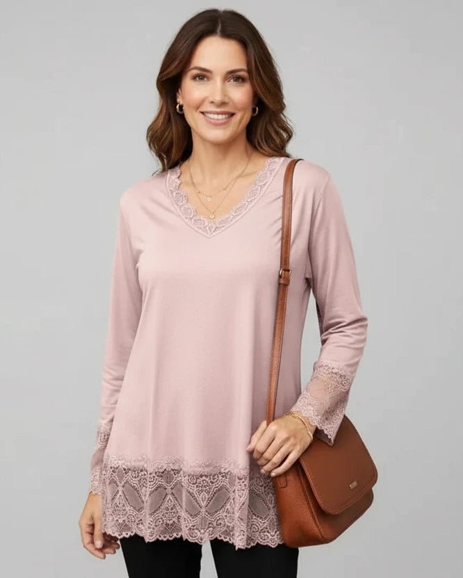 Rouleau Sous - Pull Dentelle L'élégance Invisible – 34 - 52 FIN DE STOCK - Mam’s Ailes