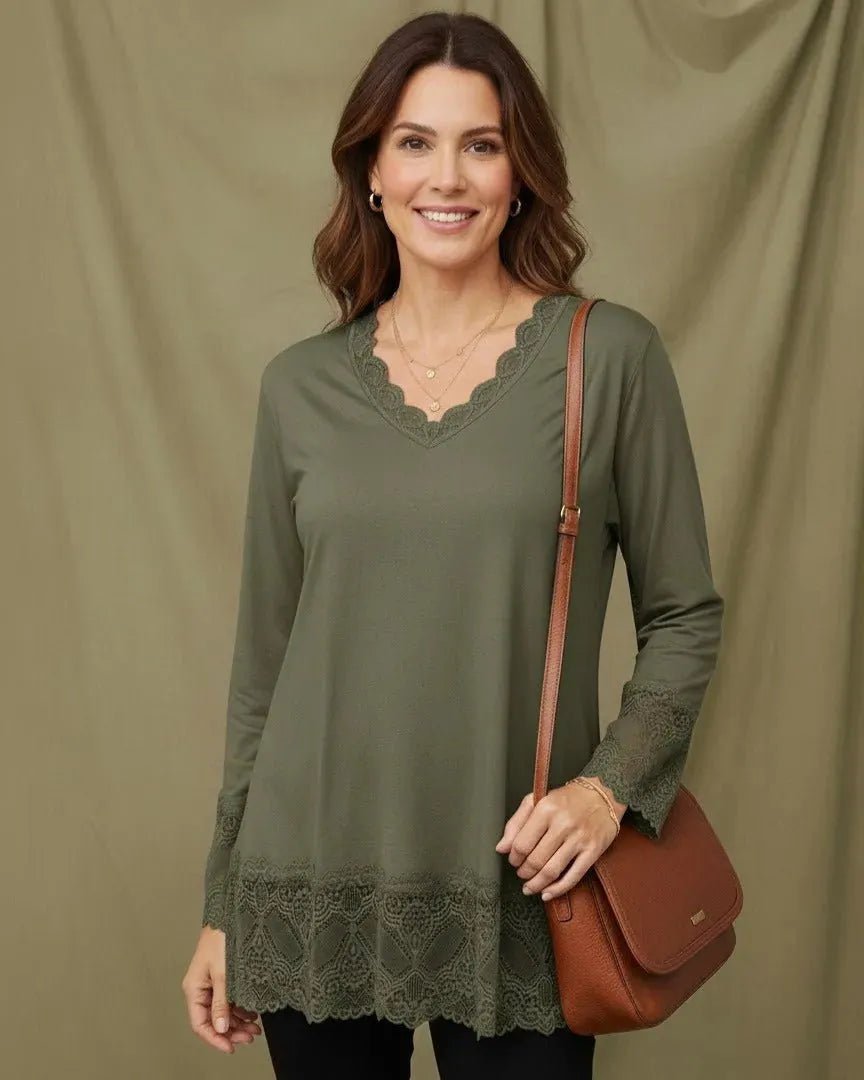 Rouleau Sous - Pull Dentelle L'élégance Invisible – 34 - 52 FIN DE STOCK - Mam’s Ailes