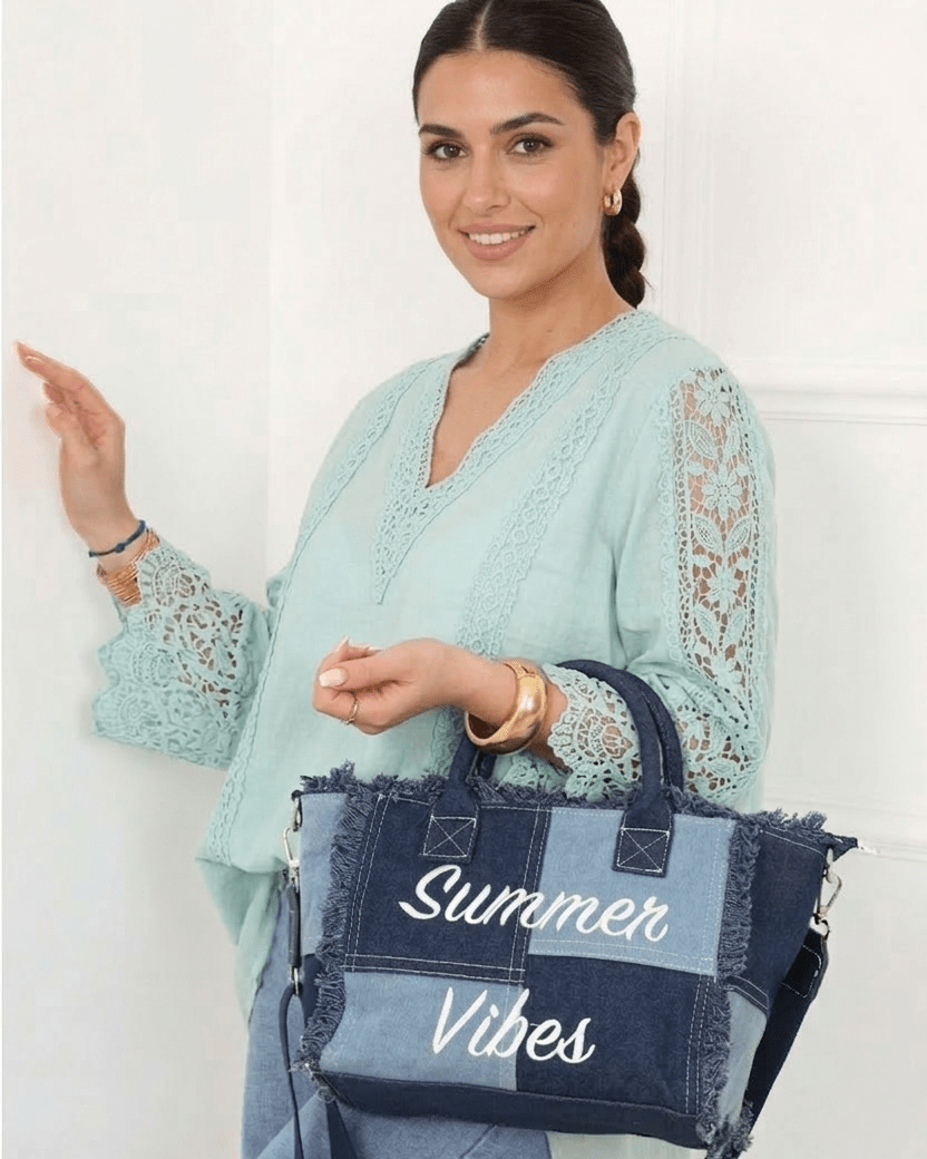 Sac Jean Patchwork Summer Vibes - Mam’s Ailes