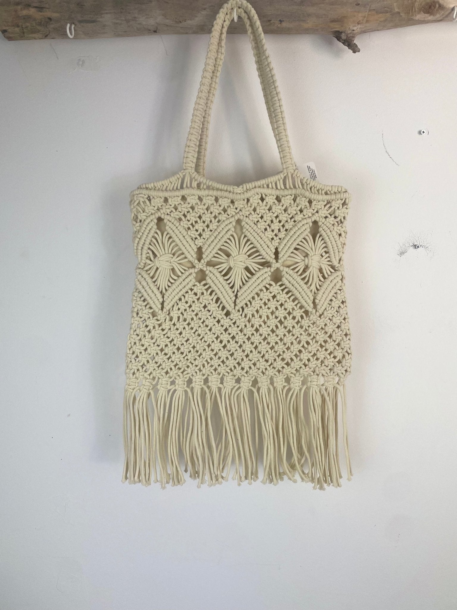 Sac Macramé à Franges Bohème - Esprit Plage - Mam’s Ailes