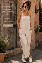 Salopette Romane - Coton Rayé - Mam’s Ailes