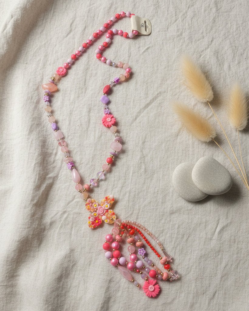 Sautoir Bohème Multicolore – Bijou Long Esprit Libre & Coloré - Mam’s Ailes