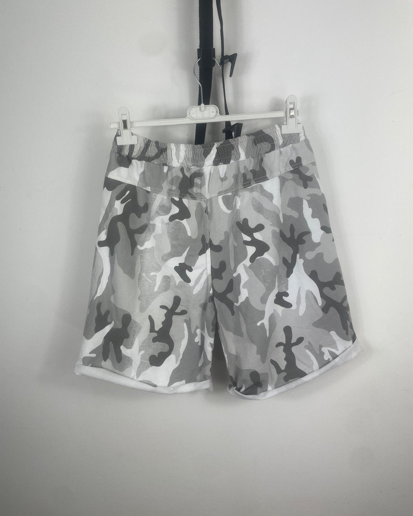 Short Camo Rebel — Coton Strass - Mam’s AilesBlanc