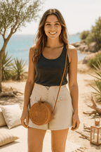 Short Chic Boutonné – Élégance & Confort Estival - Mam’s Ailes