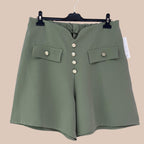 Short Chic Boutonné – Élégance & Confort Estival - Mam’s Ailes