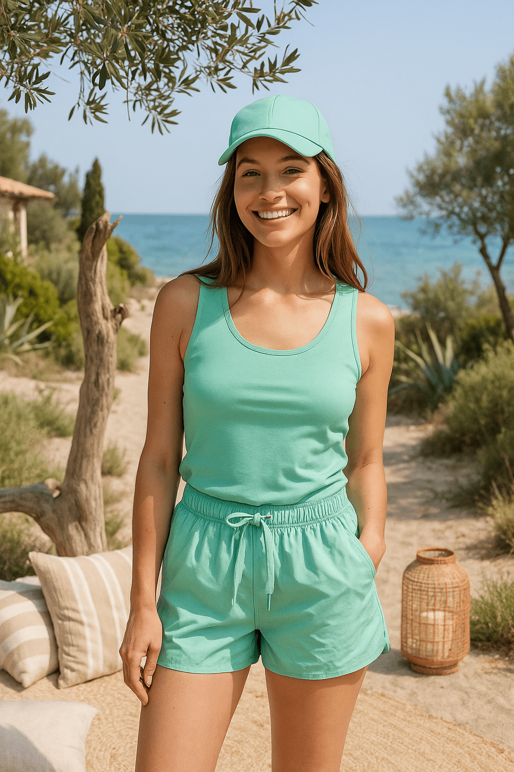 Short de plage fluo – Léger, imperméable & tendance - Mam’s Ailes