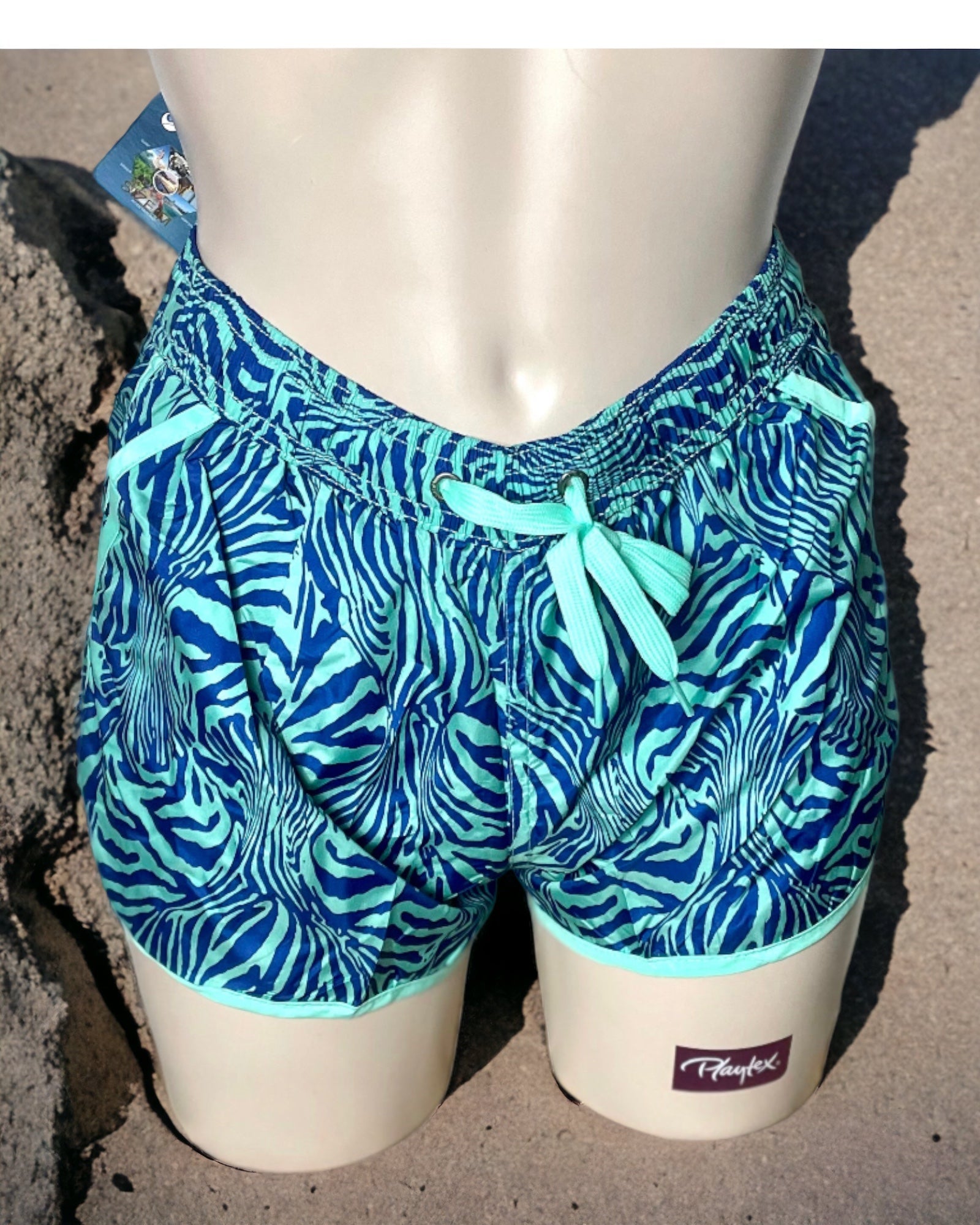 Short de Plage Fluo Motif Zèbre – Osez le Style Sauvage ! - Mam’s Ailes