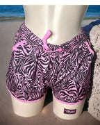 Short de Plage Fluo Motif Zèbre – Osez le Style Sauvage ! - Mam’s Ailes